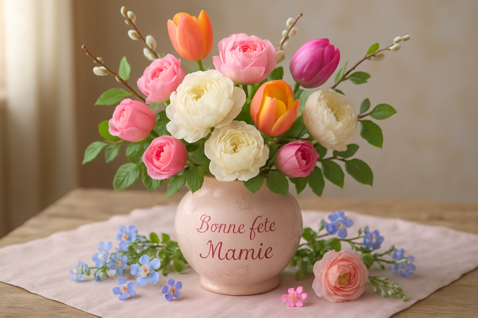 Bouquet De Fleur Fete Des Grand Mere