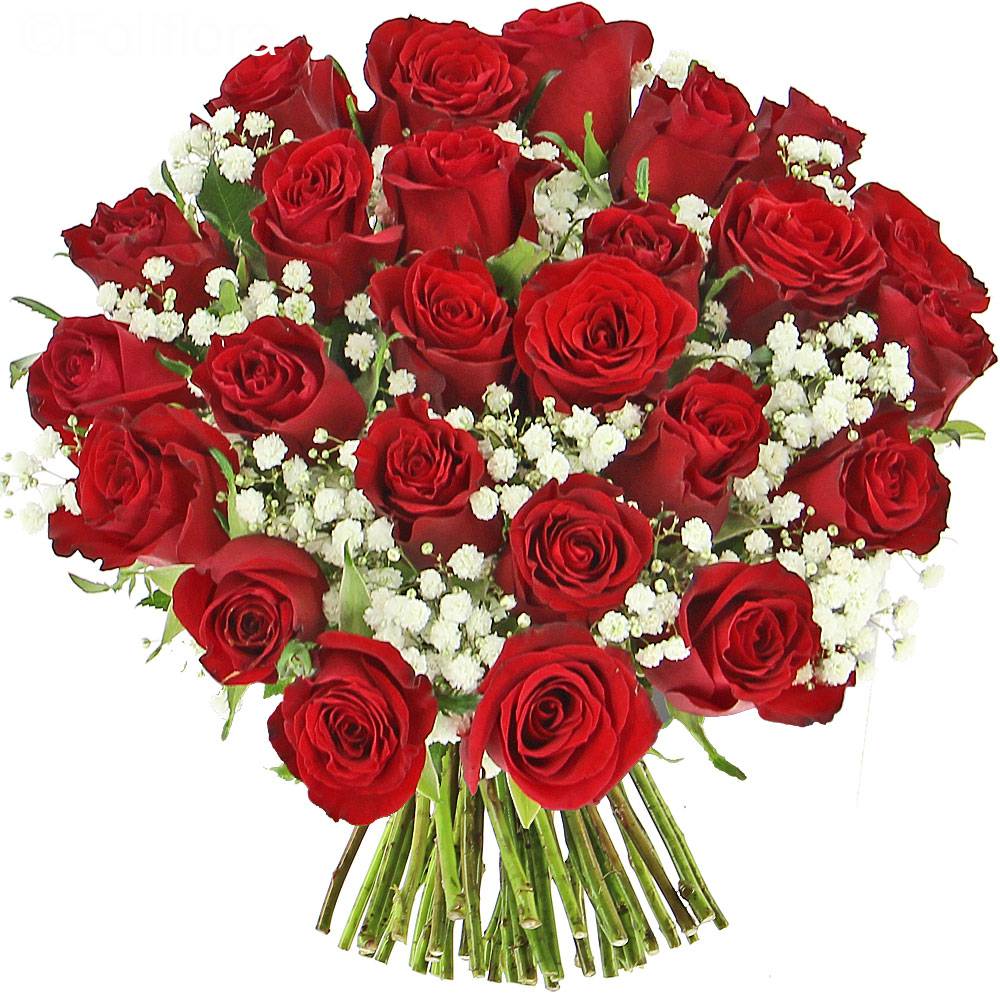 Livraison je t'aime - classique - Bouquet de roses - Foliflora