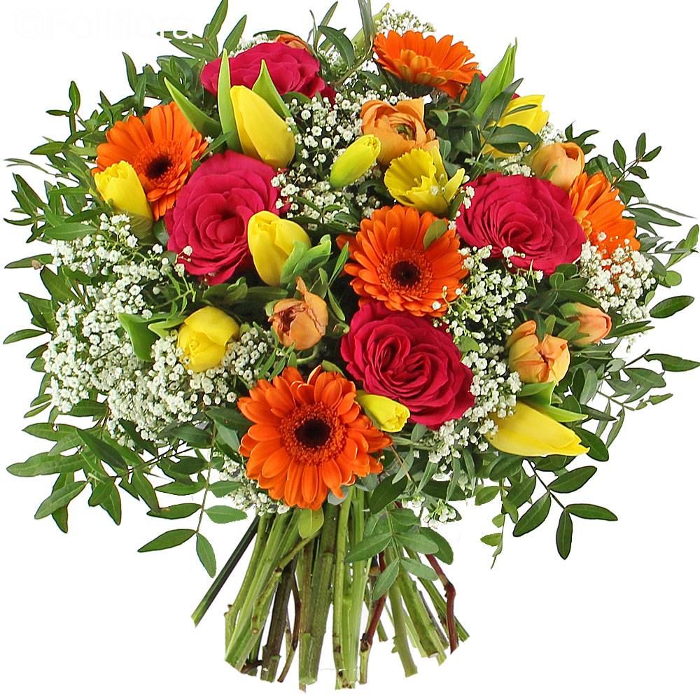 Livraison bouquet bonne fête mamie - Bouquet de fleurs - Foliflora