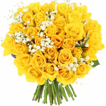 Bouquet de roses - Roses Lemon