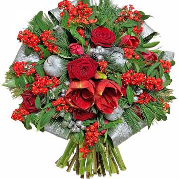 Bouquet de fleurs - Santa Claus