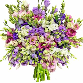 Bouquet de fleurs - Lisianthus Bigarres