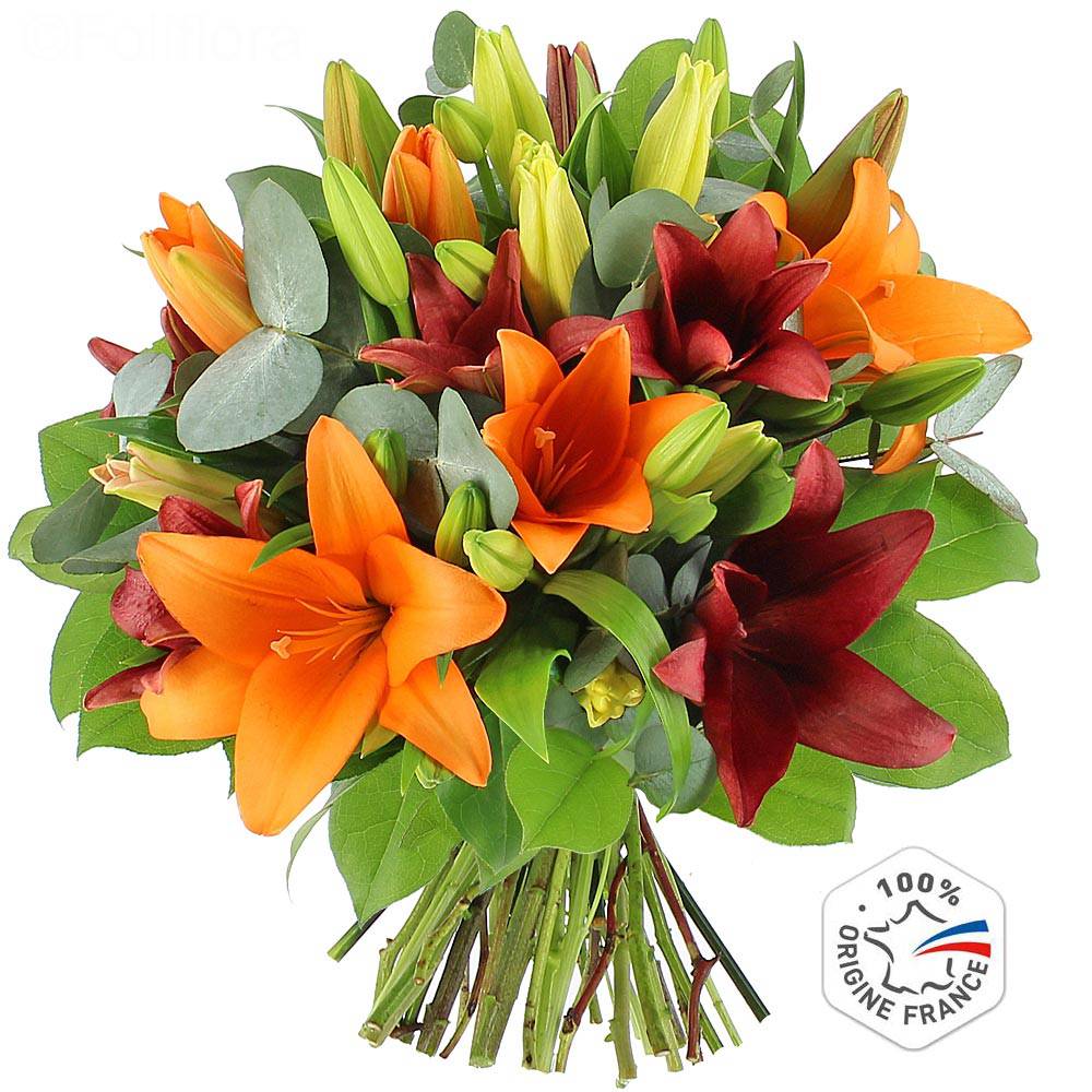 Multitude delivery of lilies - Bouquet of flowers - Foliflora