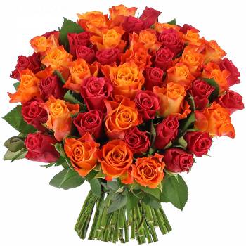 Bouquet of roses - Flaming Roses